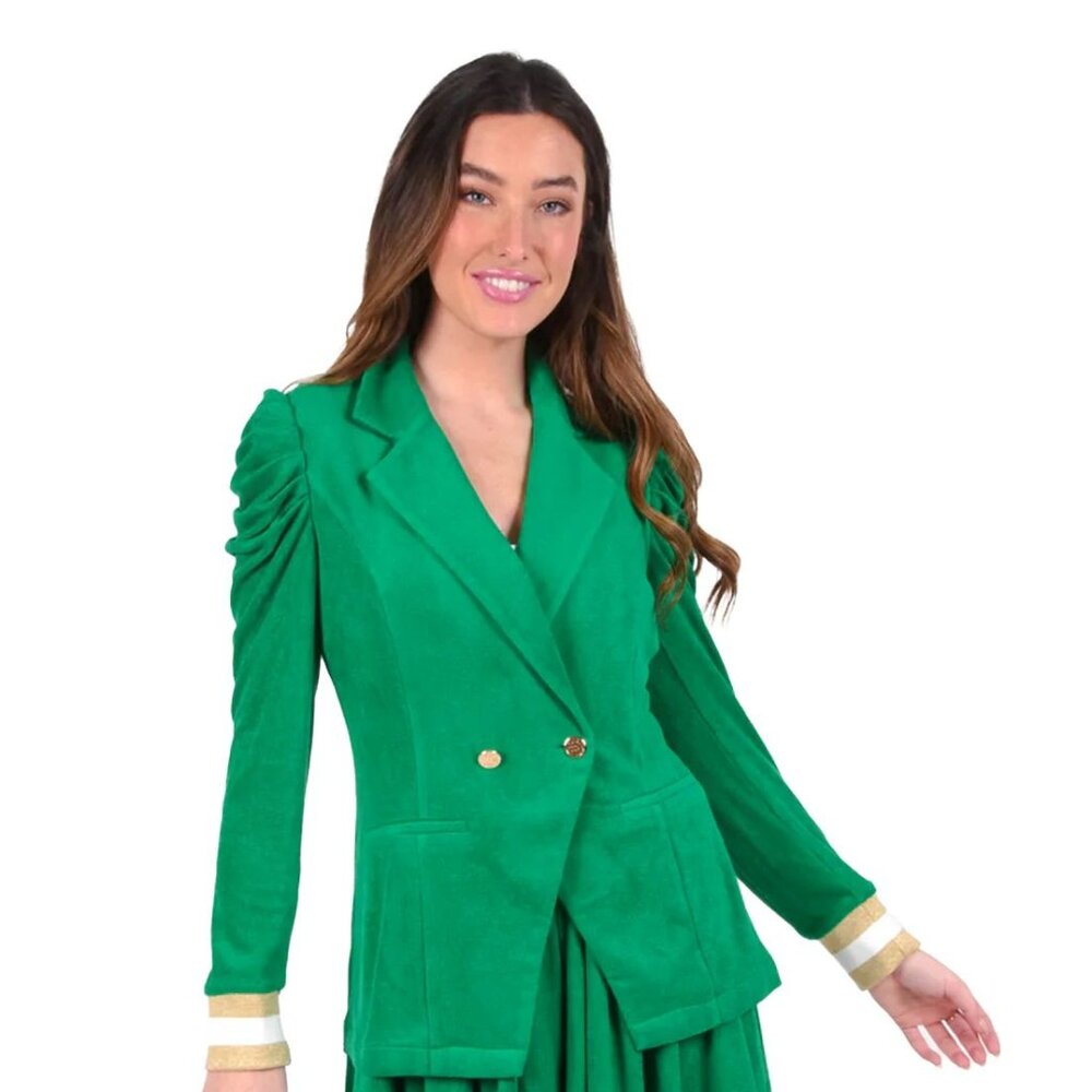 Emily McCarthy Bradshaw Blazer in Jellybean Green.   Size: Small